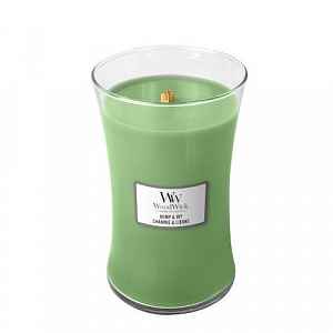 WoodWickb Vonná svíčka váza Hemp & Ivy  609,5 g