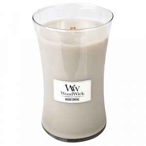 Woodwick Wood Smoke vonná svíčka 609,5 g s dřevěným knotem