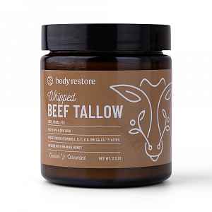 Body Restore Našlehaný tělový krém z hovězího loje bez parfemace 71 g