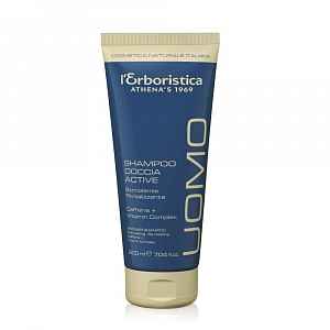 Erboristica Uomo Active Sprchový gel a šampon 2v1 200 ml