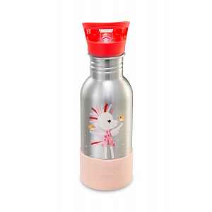 Lilliputiens nerezová lahev na pití - jednorožec Lena - 600 ml