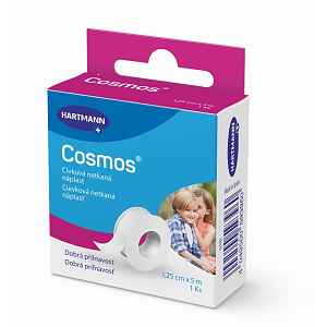 Náplast COSMOS cívková jemná 1.25cmx5m 1ks