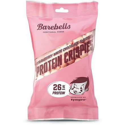 Barebells Protein Crispies jahoda/bílá čokoláda 50g