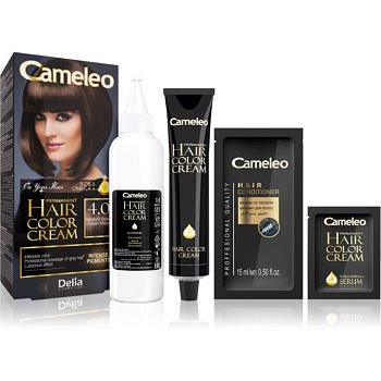 Delia Cosmetics Cameleo Omega permanentní barva na vlasy odstín 4.0 Medium Brown