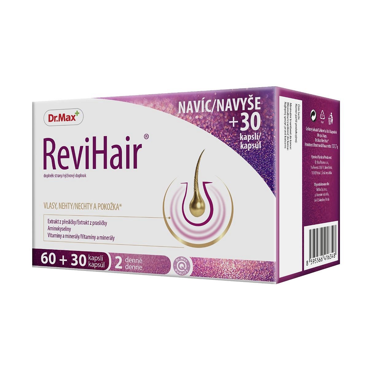 Dr.Max ReviHair 60+30 kapslí