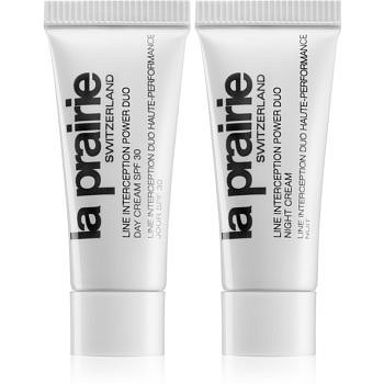 La Prairie Line Interception Power Duo vyhlazující denní a noční krém SPF 30 2 x 3 ml