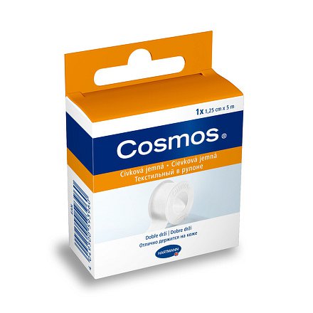 Náplast COSMOS cívková jemná 1.25cmx5m 1ks