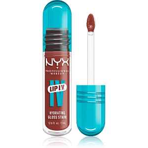 NYX Professional Makeup Lip IV dlouhotrvající lesk na rty s hydratačním účinkem odstín Drippin' Nude 5 ml