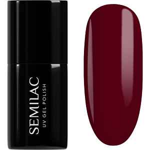Semilac UV Hybrid Tastes Of Fall gelový lak na nehty odstín 404 Black Beans Muffin 7 ml