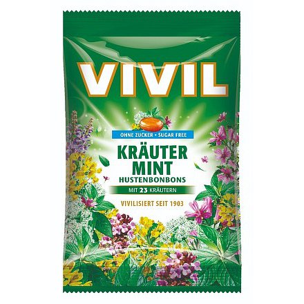 Vivil Byliny 23druhů bez cukru (proti kašli) 60g