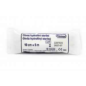 Obin. hydrofil.pletené ster.10cmx5m/1ks Steriwund