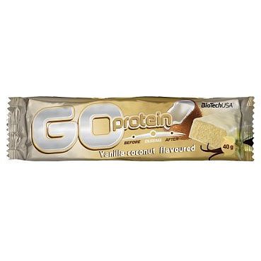 BiotechUSA Go Protein Bar 24x40g Vanilka-Kokos