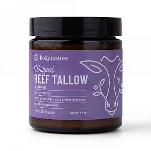 Body Restore Našlehaný tělový krém z hovězího loje levandule 71 g
