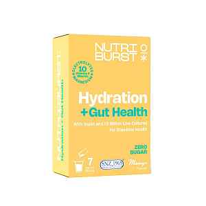 Nutriburst Elektrolyty Gut Health hydratační nápoj s vitamíny 7 ks mango