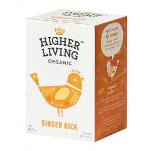 Higher Living Zázvorový čaj s citrónovou kůrou BIO 15x 2,46 g