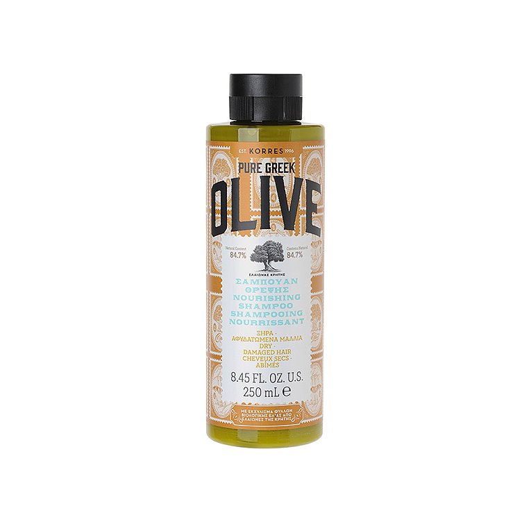 Korres Shampoo Olive Nourishing Šampon pro suché a poškozené vlasy 250ml