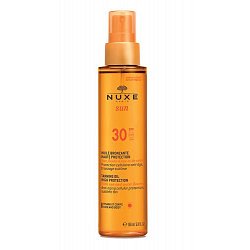 Nuxe Sun Bronzující olej obličej tělo SPF 30 150 ml