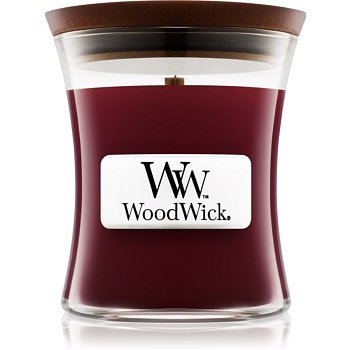 Woodwick Black Cherry vonná svíčka 85 g s dřevěným knotem