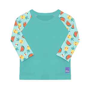 Bambino Mio Tričko dětské do vody s rukávem, UV 40+, Tropical, vel. XL (12-15 kg)