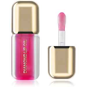 Dermacol Diamond Lip Oil tónovací olej na rty se zvětšujícím efektem odstín 05 Rose Flame 4 ml