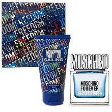 MOSCHINO Forever for Men Sailing Dárková sada pánská toaletní voda 30 ml a balzám po holení Forever for Men Sailing 50 ml