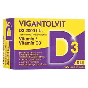 Vigantolvit Vitamin D3 2000 I.U. tob120