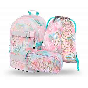 Baagl 3 SET Skate Sunset: batoh, penál, sáček