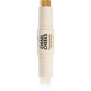 Barry M Chisel Cheeks rozjasňující tyčinka duo odstín Silver/Gold 6.3 g