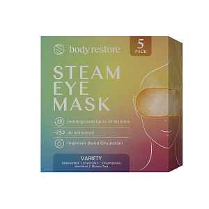 Body Restore Samozahřívací relaxační maska na oční okolí mix 5 ks