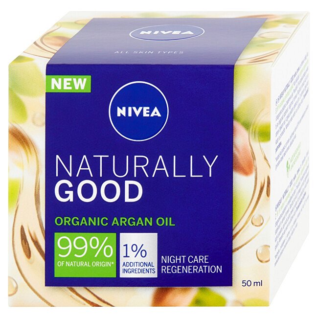 Nivea Regenerační noční krém Naturally Good (Night Care Regeneration)  50 ml