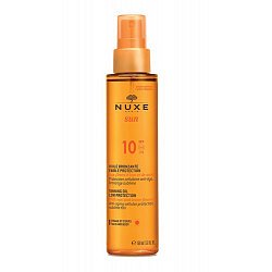 Nuxe Sun Bronzující olej obličej tělo SPF 10 150 ml