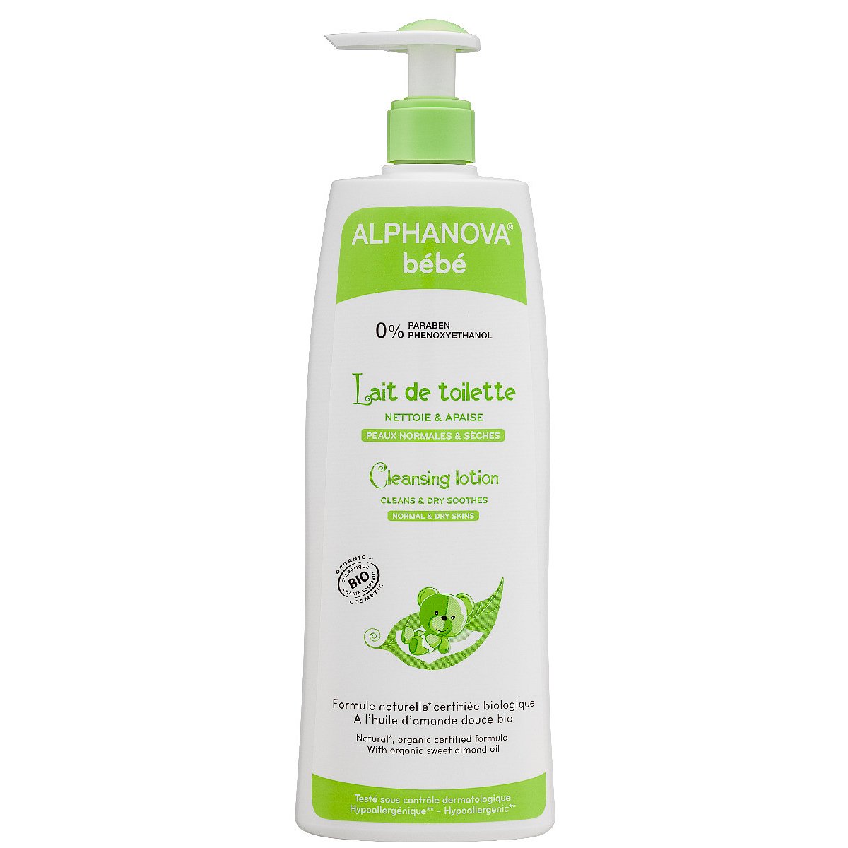 Alphanova Bébé Čistící tělové mléko BIO 200 ml