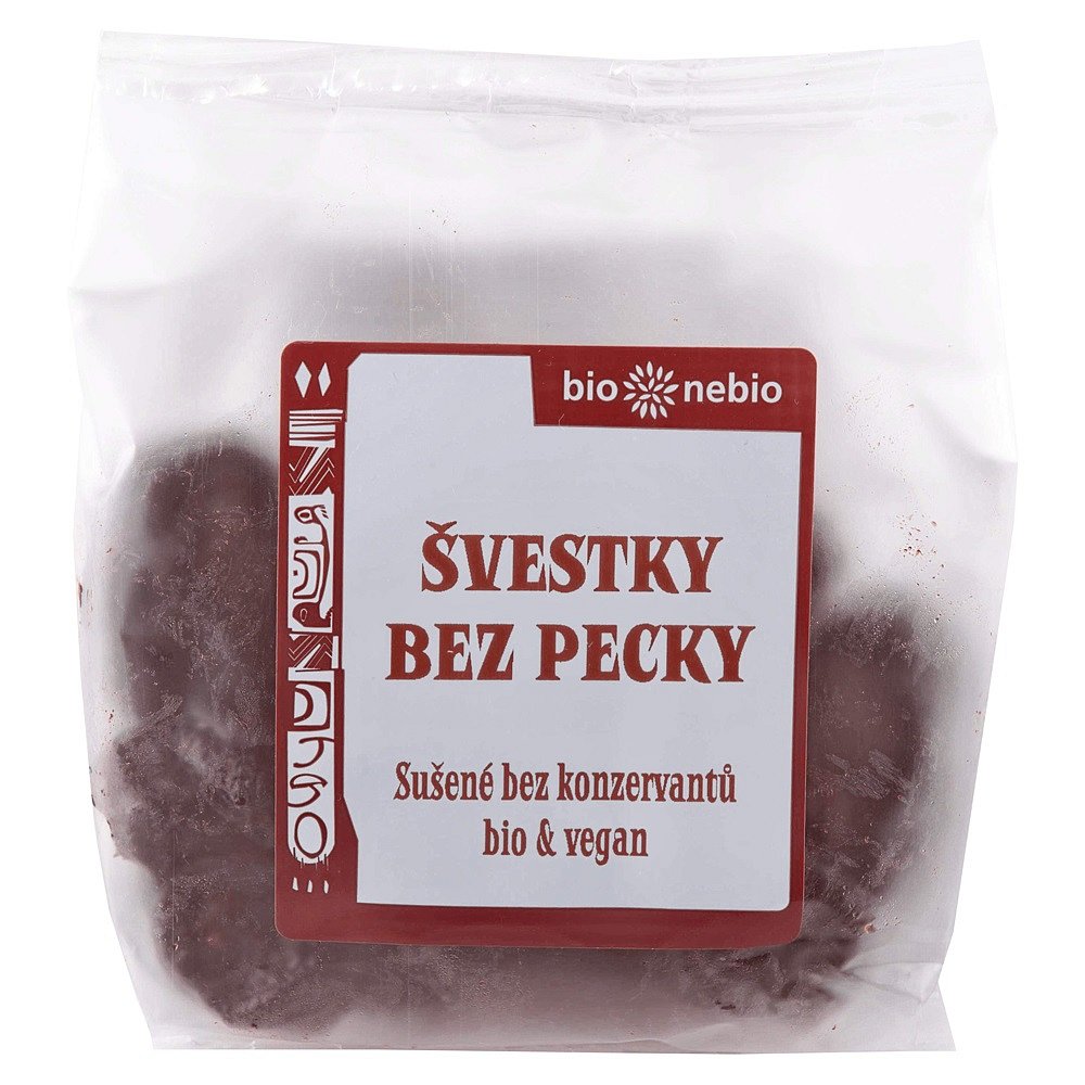 BIO NEBIO Sušené švestky vypeckované BIO 150 g