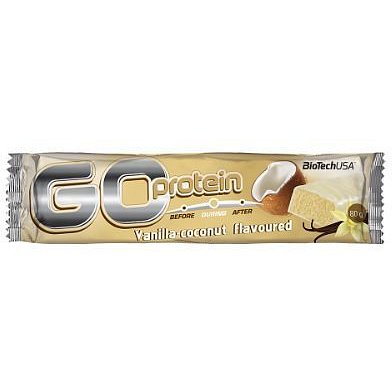 BiotechUSA Go Protein Bar 21x80g Vanilka-Kokos