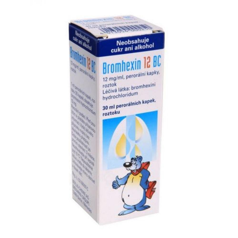 BROMHEXIN 12 BC 1X30ML Kapky, roztok