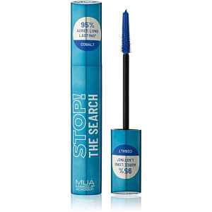 MUA Makeup Academy Stop The Search dlouhotrvající řasenka odstín Cobalt 12 ml