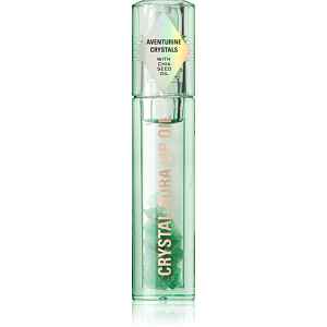 Revolution Crystal Aura olej na rty pro výživu a hydrataci odstín Aventurine Cucumber 2.5 ml