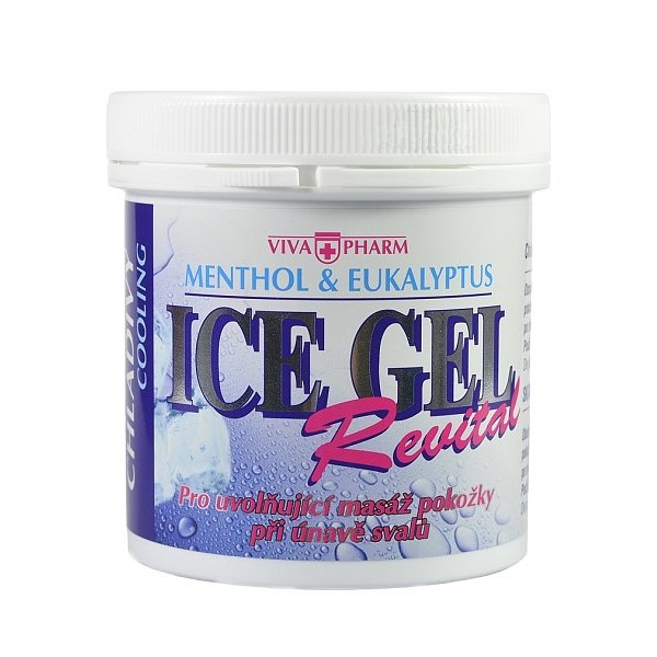 VivaPharm Ice gel s eukalyptovým olejem a mentholem 250g