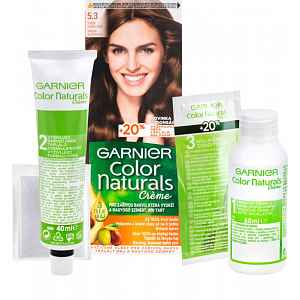 Garnier Color Naturals Creme barva na vlasy odstín 5.3 Natural Light Golden Brown