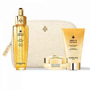 Guerlain ABEILLE ROYALE AGE-DEFYING PROGRAMME dárková sada (omlazující sérum 50 ml + denní krém 15 ml + čistící pěna 40 ml)