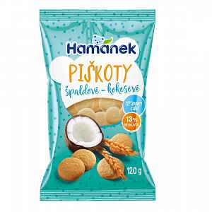 KÁVOVINY Špaldové piškoty s kokosem 120 g