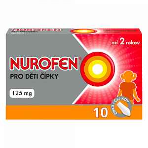 NUROFEN PRO DĚTI 125MG čípek 10