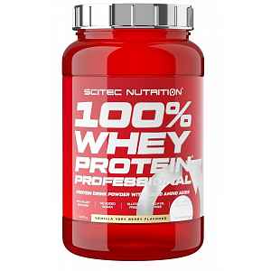 SciTec Nutrition 100% Whey Protein Professional vanilka/lesní směs 920 g