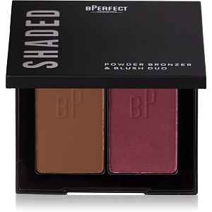 BPerfect Shaded Powder Bronzer & Blush Duo bronzer a tvářenka odstín 05 Deep 7 g