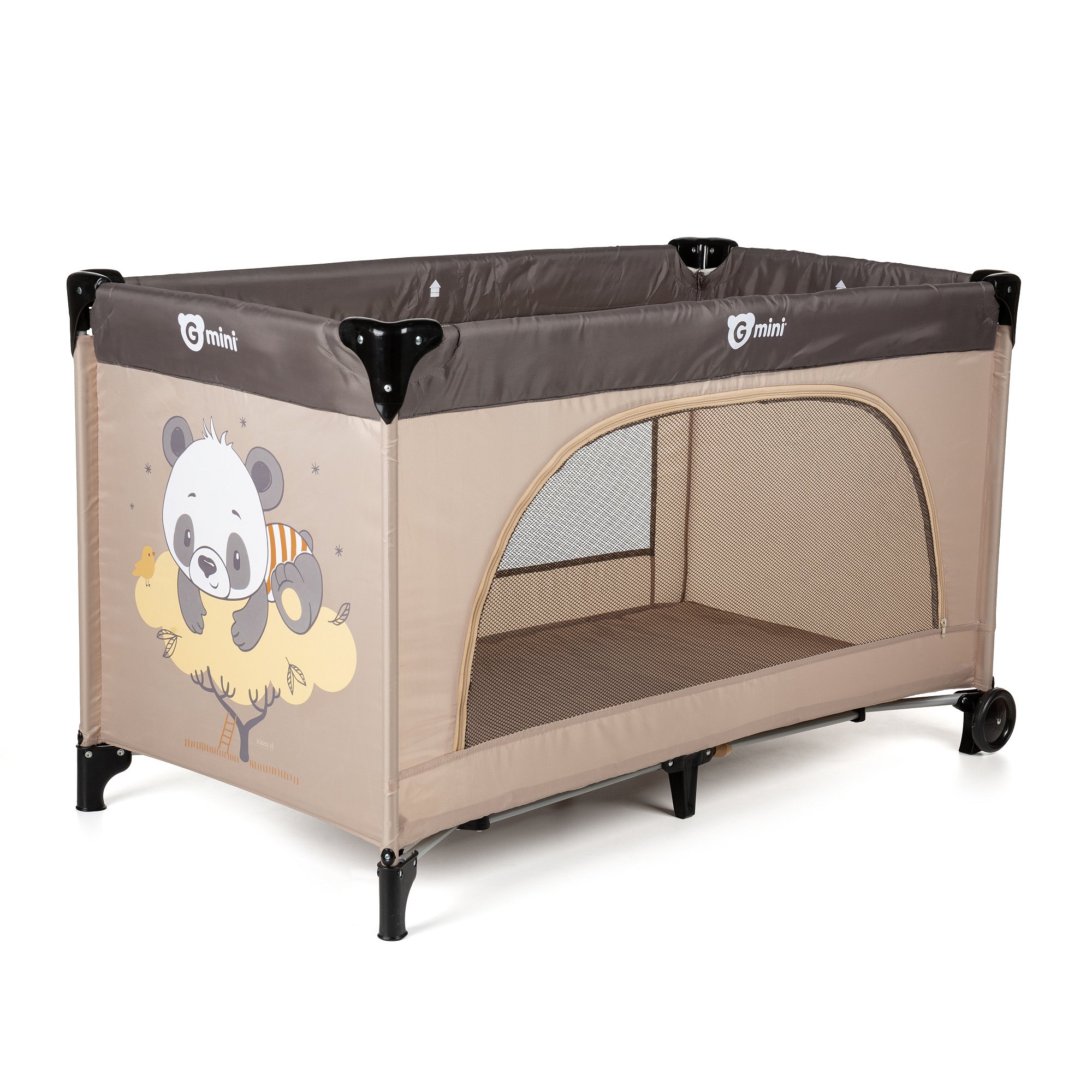 G-MINI Postýlka cestovní Nyja Panda Brown