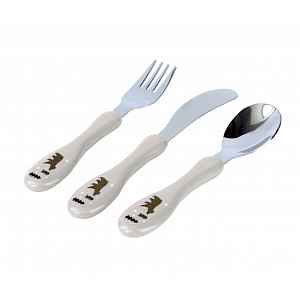 Kitchisimo Sada dětských příborů 3 ks medvěd