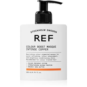 REF Colour Boost Masque jemná vyživující maska bez permanentních barevných pigmentů INTENSE COPPER 200 ml