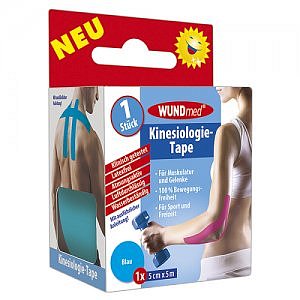 WUNDmed kineziologická páska modrá 5cmx5m