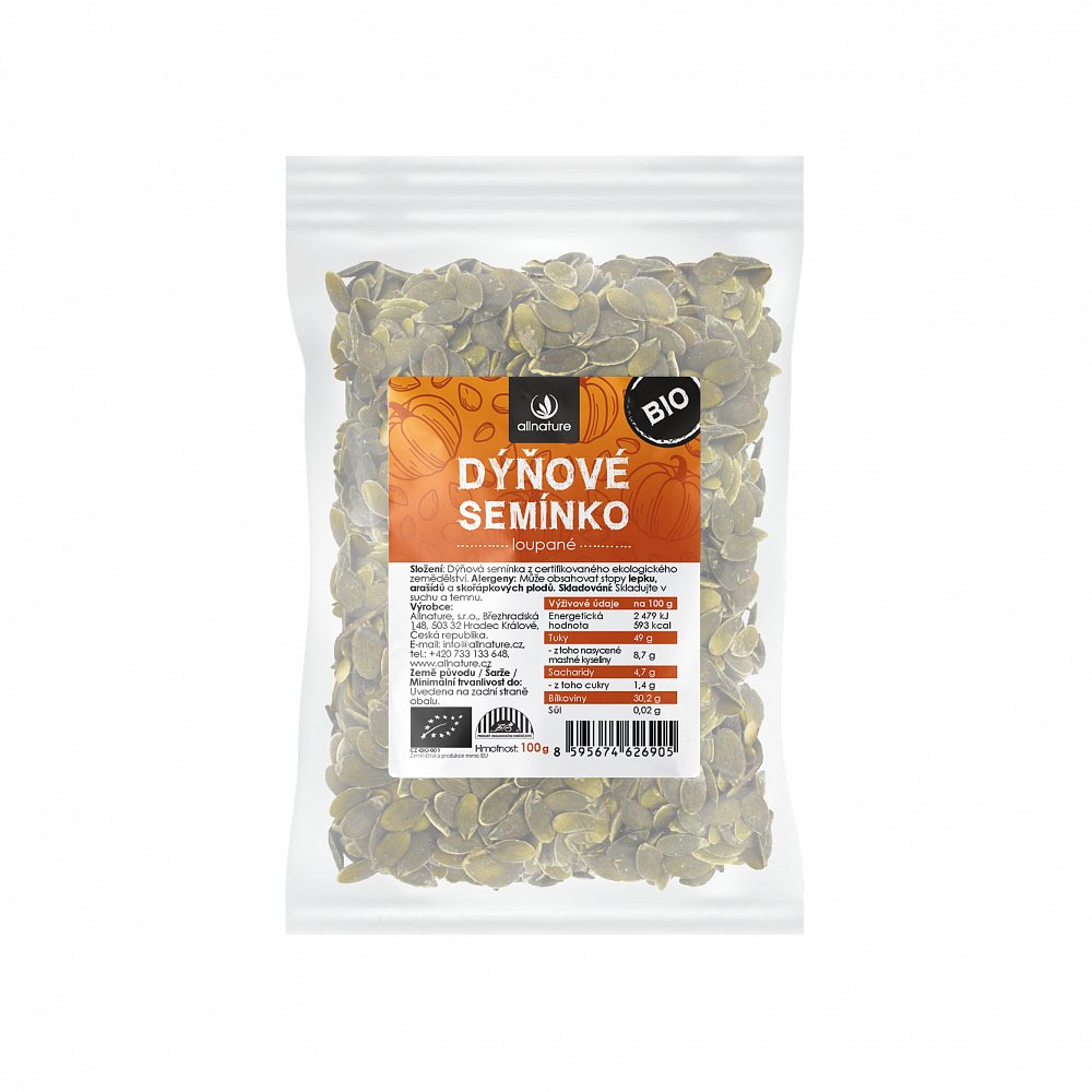 ALLNATURE Dýňové semínko BIO 100 g