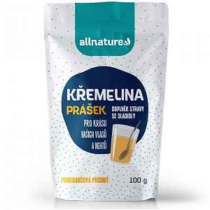 Allnature Křemelina Příchuť Pomeranč 100g